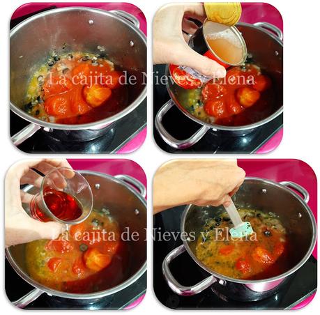 Coliflor en salsa putanesca a la hierbabuena