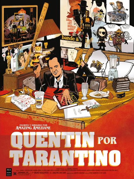 Quentin por Tarantino cómic 4 Tarantino