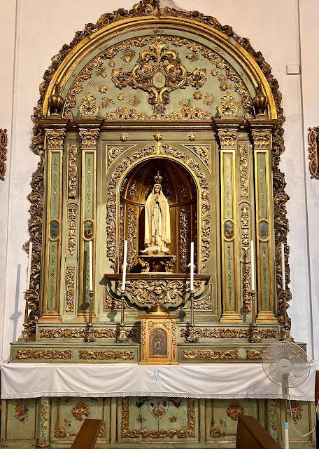 La Iglesia de San Roque (13): el Retablo de la Virgen de Fátima.