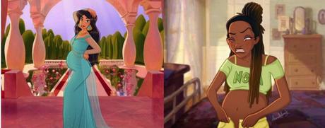 Así serían los embarazos de las Princesas Disney