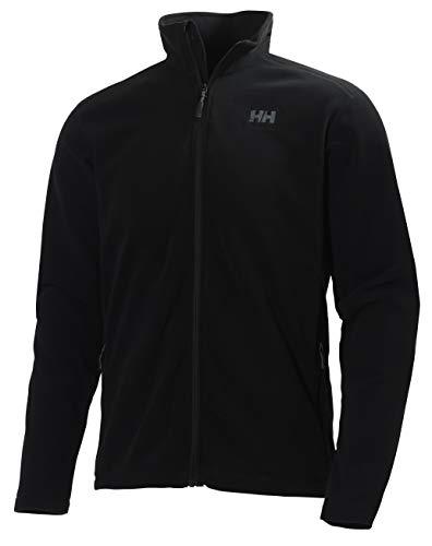 Helly Hansen Hombre Chaqueta con forro polar para hombres, con tecnología Polartec y diseñada para cualquier actividad casual o deportiva, Negro, L