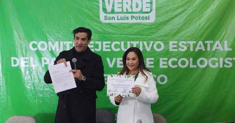 Sonia Mendoza Díaz aspira a la candidatura del PVEM para la alcaldía de San Luis Potosí