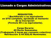 Llamado Cargos Administrativos
