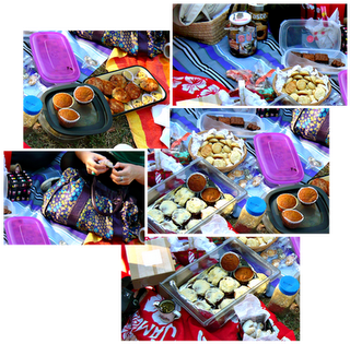 Muffins integrales de zanahoria con frutos secos. La ocasión: picnic de gastrobloggers!