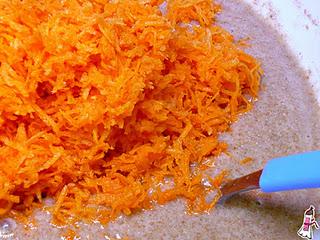 Muffins integrales de zanahoria con frutos secos. La ocasión: picnic de gastrobloggers!