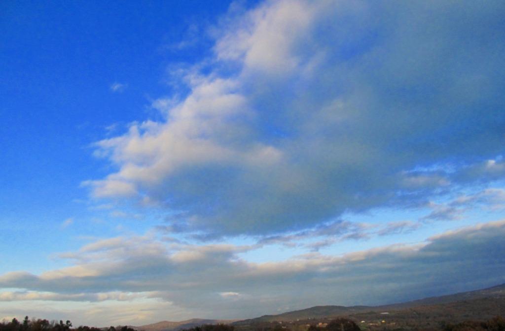 Cielo del 2 de enero de 2012, desde el balcón - primero que fotografío este nuevo Año