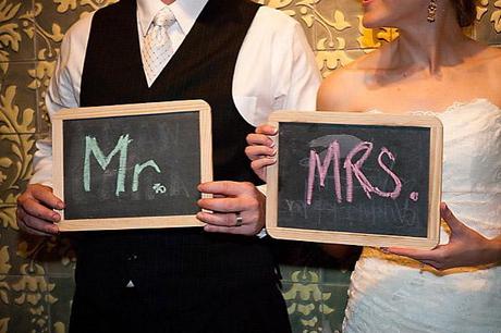 Pizarras para el photobooth de la boda/ Wedding photoboot chalkboards