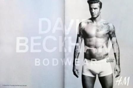 Davd Beckham ahora diseñador de ropa interior para H