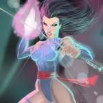 PSYLOCKE_DISCO_by_AlexAmezcua