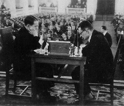 Encuento de ajedrez Flohr - Botvinnik (Moscú, 1934)