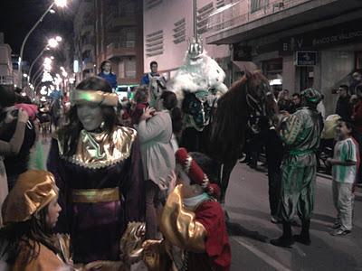 Cabalgata de Reyes Magos en Pilar de la Horadada 2012