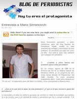 Apuntes del periodismo y del periodista, en una entrevista