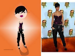 BELLA VESTIDA COMO RHIANA PARA QUINTATRENDS