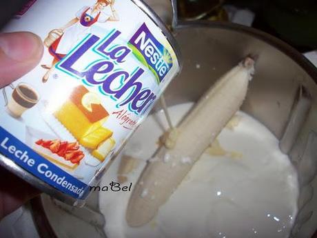 Pastel  mousse de banana y chocolate sin hornear