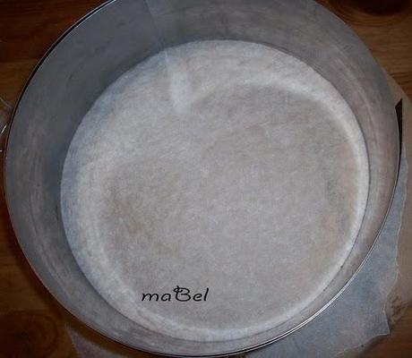 Pastel  mousse de banana y chocolate sin hornear