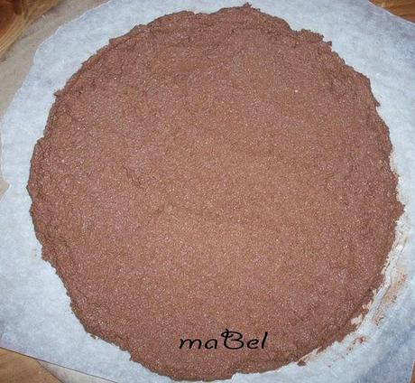 Pastel  mousse de banana y chocolate sin hornear