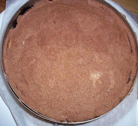 Pastel  mousse de banana y chocolate sin hornear