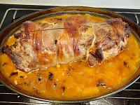 Pierna de cordero rellena al cava