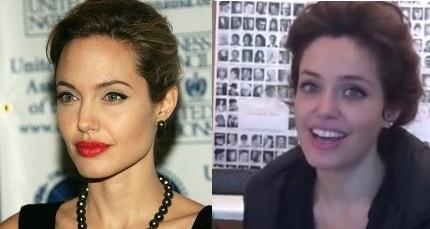 Angelina Jolie tiene una doble con un parecido increíble: la actriz española Lina Sand