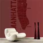 vinilos decorativos de lugares: manhattan