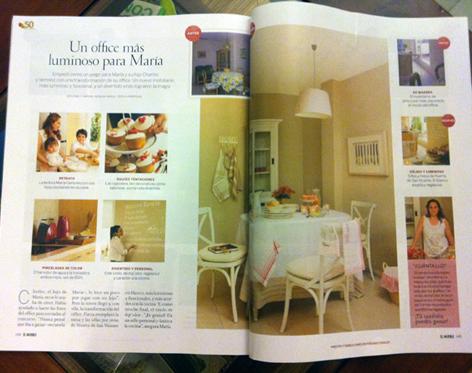 Articulo vinilos decorativos dqcolor en revista El Mueble