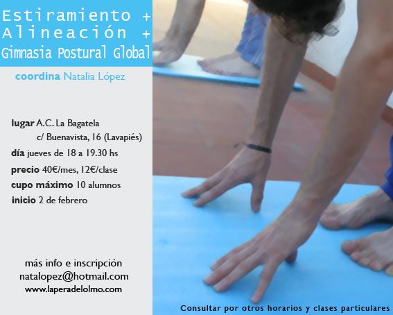 Clases de Estiramiento, Alineación y Gimnasia Postural Global
