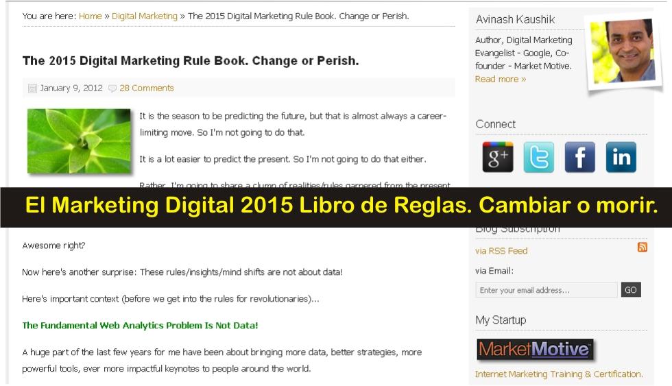 Una dosis de Marketing para empresas,  7 artículos  de sobredosis