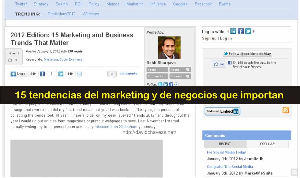 Una dosis de Marketing para empresas,  7 artículos  de sobredosis