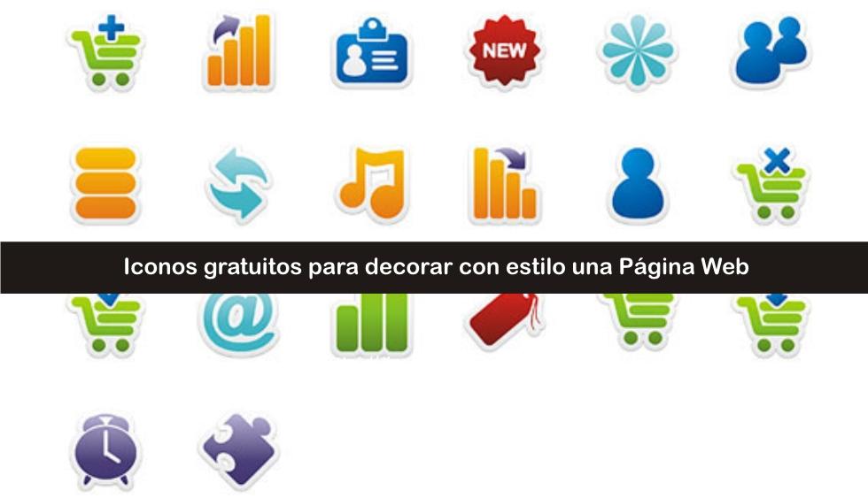 Iconos gratuitos para decorar con estilo una Página Web