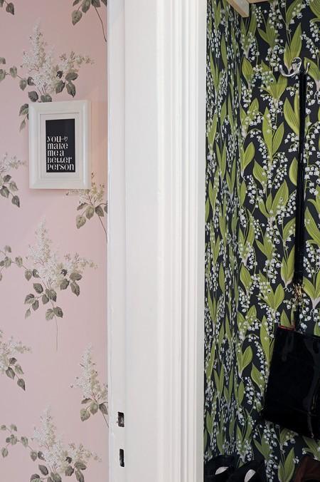 Papel de pared, si o si papel de pared rosa papel de pared floral geométrico mate brillo muebles de ikea estilo nórdico decoración nórdica decoración escandinava decoración en blanco decoración de interiores decoración con papel de pared accesorios del hogar ikea