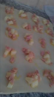 Hojaldres de jamon y queso y concurso