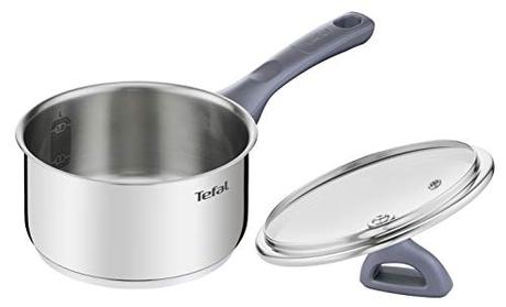 El Mejor 10 cazo cocina de 2024: La Elección de los Especialistas Tefal Daily Cook - Cazo de acero inoxidable, base reforzada, aptas para todo tipo de cocinas incluido inducción, Cazo 16 cm, 1 Litro