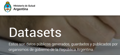 Datos Abiertos del Ministerio de Salud de la Argentina (DATASET)