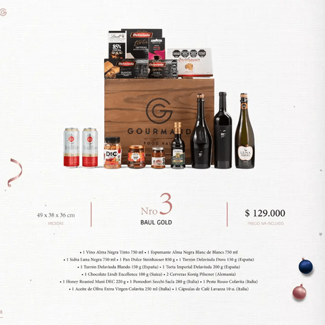 Agasajá en estas Fiestas con los Baúles Exclusivos de Gourmand gourmand baul navidad fiestas