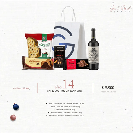 Agasajá en estas Fiestas con los Baúles Exclusivos de Gourmand bolsas navidad fiestas gourmand