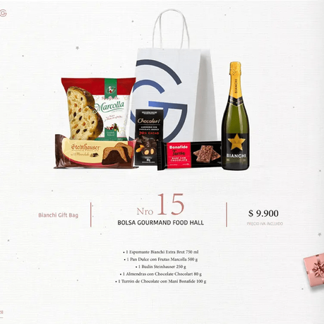 Agasajá en estas Fiestas con los Baúles Exclusivos de Gourmand bolsas navidad fiestas gourmand
