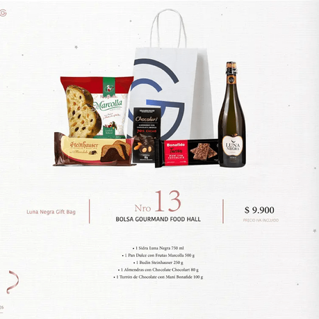 bolsas navidad fiestas gourmand