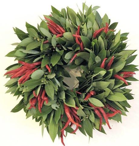 Coronas navideñas con thriller. Coronas navideñas con thriller.