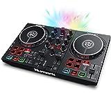 Numark Party Mix II - Controladora DJ, mesa de mezclas con luces integradas, mezclador DJ e interfaz audio, con Serato DJ Lite