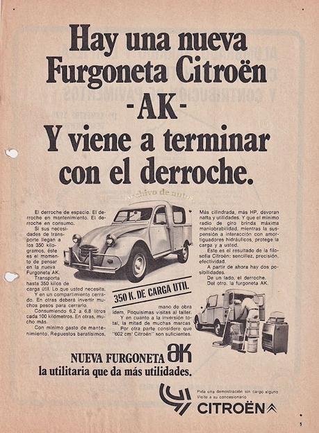 Citroën 3CV AKR, un pequeño furgón de Citroën Argentina del año 1970 Citroën 3CV AKR, un pequeño furgón de Citroën Argentina del año 1970
