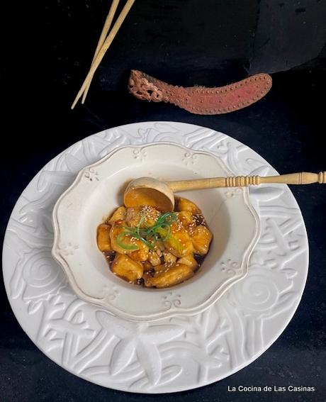 Pollo estilo chino al Sésamo #Homenajeblog Pollo estilo chino al Sésamo #Homenajeblog