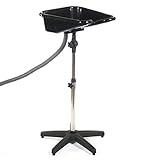 GLAMSHOP - Lavacabezas reclinable, portátil y ajustable, para peluquería