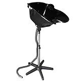 Lavacabezas portatil regulable y basculante negro