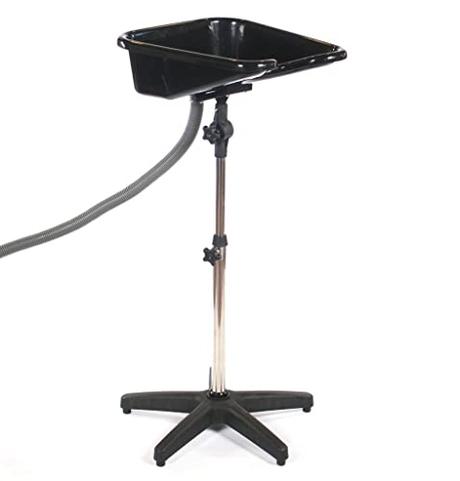 GLAMSHOP - Lavacabezas reclinable, portátil y ajustable, para peluquería