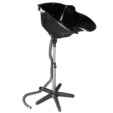 Lavacabezas portatil regulable y basculante negro