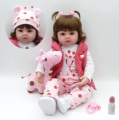 El Mejor 10 reborn niña de 2024: La Elección de los Especialistas ZIYIUI Realistas Bebe Reborn Silicona 18 Pulgadas 47 cm Muñecas Reborn Silicona Blanda Vinilo Bebe Reborn Niña Reales Recién Nacido Juguetes para niños Mayores de 3 años