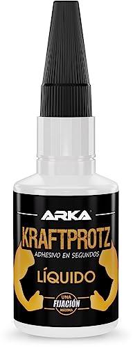 ARKA - Líquido de fuerza | 50 g | Superglue | Extra fuerte y universal | Pega metales, plástico, piedra, plástico, madera, vidrio, telas, cuero, goma, etc