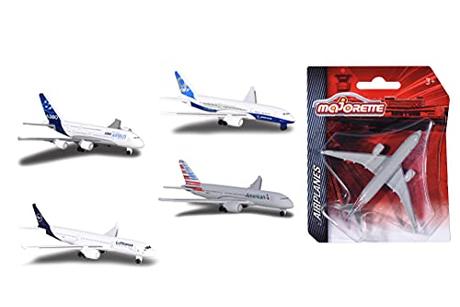 Majorette Airport - Avión de Juguete en Miniatura, para Niños a Partir de 3 Años, Modelo y Color Aleatorio - 1 Unidad de 11 cm