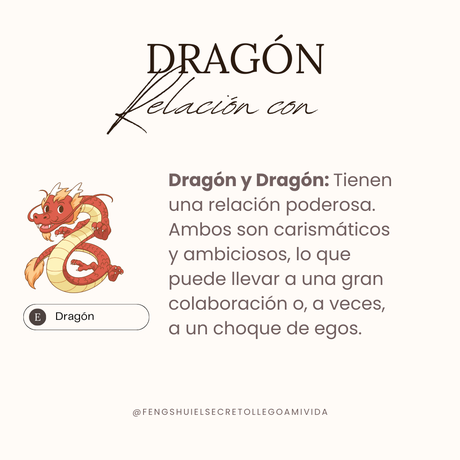 Relaciones horóscopo chino con el Dragón 🐲
