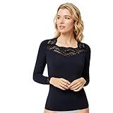 YSABEL MORA - Camiseta térmica Encaje Manga Larga